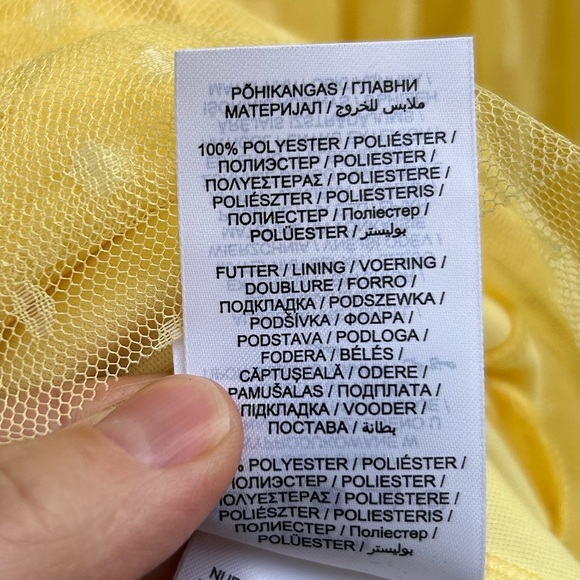 Jake’s Cocktail Yellow dress, size 38 (approx 6) - Picture 10 of 10